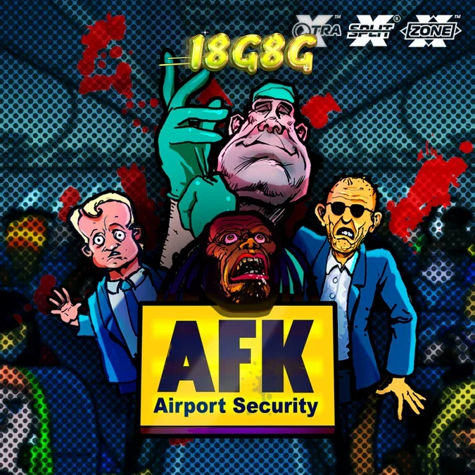 Tampilan visual slot AFK Airport Security dengan tema bandara